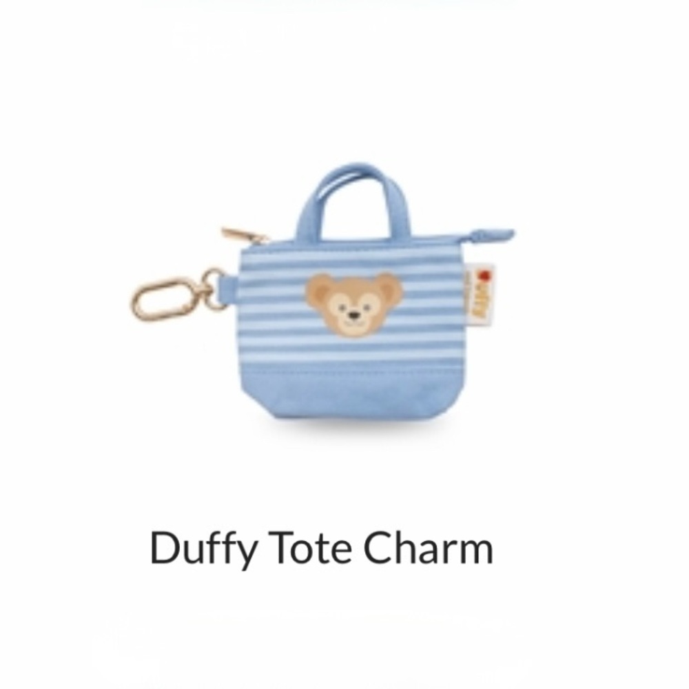 Walt Disney Imagineering Exclusive - Striped Duffy Mini Tote Keychain